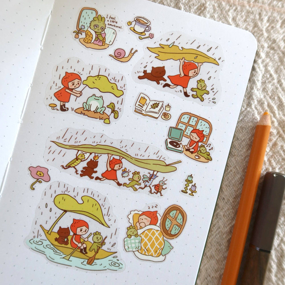 Rainy Days Sticker Sheet