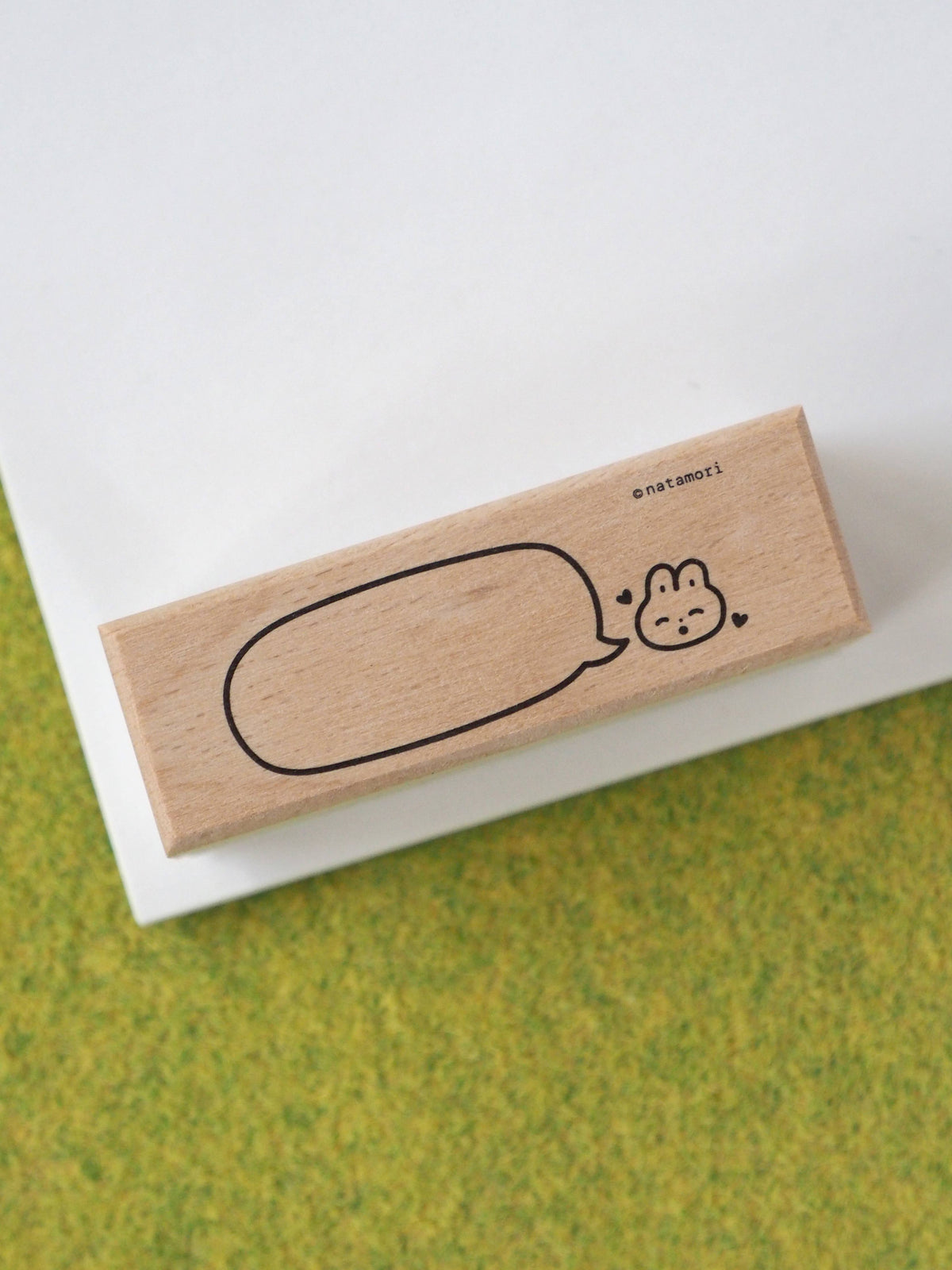 Bunny Bubble Notes Stamp