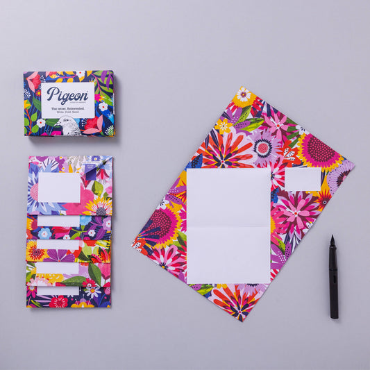Floral Fantasia Folding Letters, Pack of 6