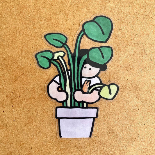 Hug Your Plants Sticker