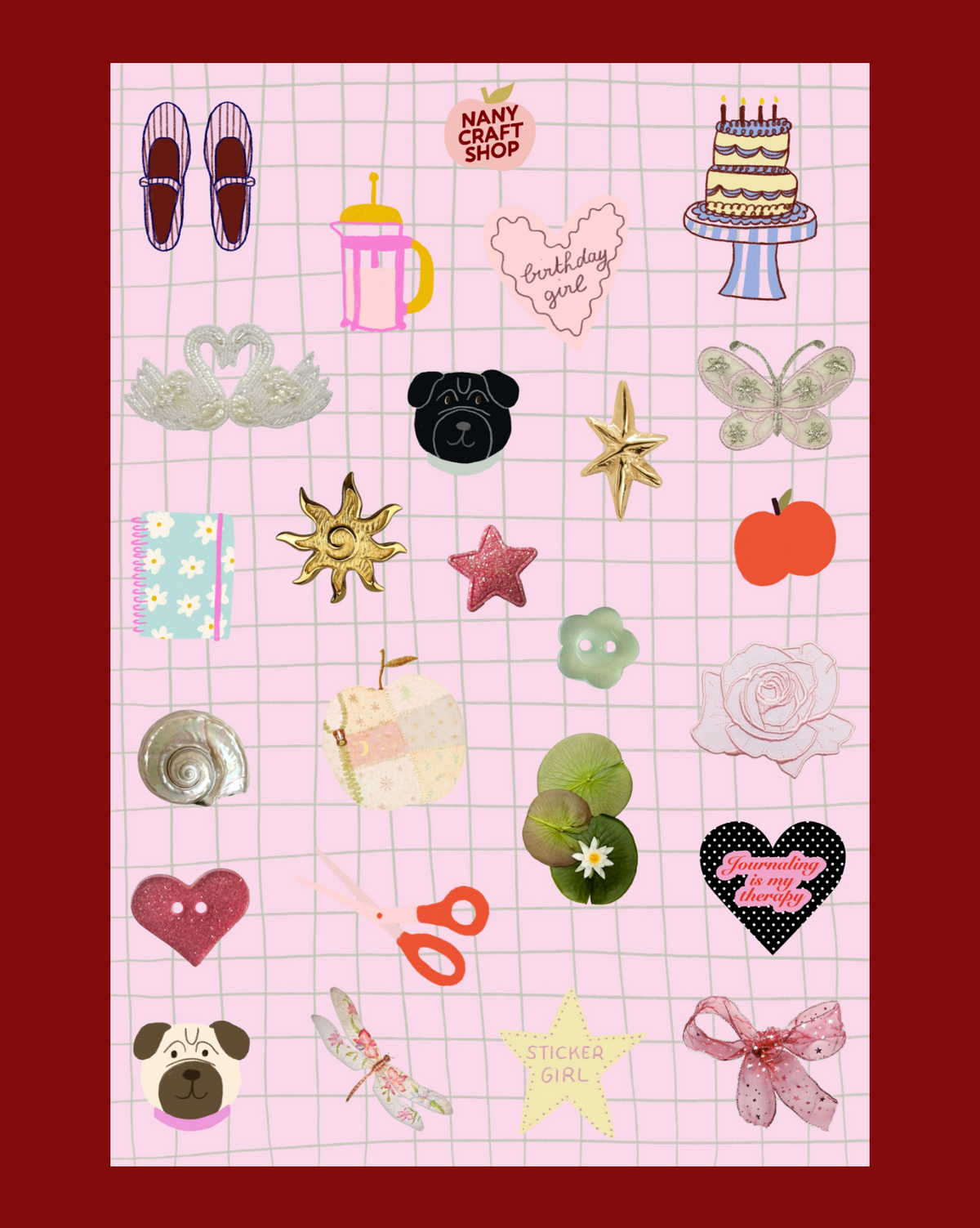 Birthday Girl Sticker Sheet