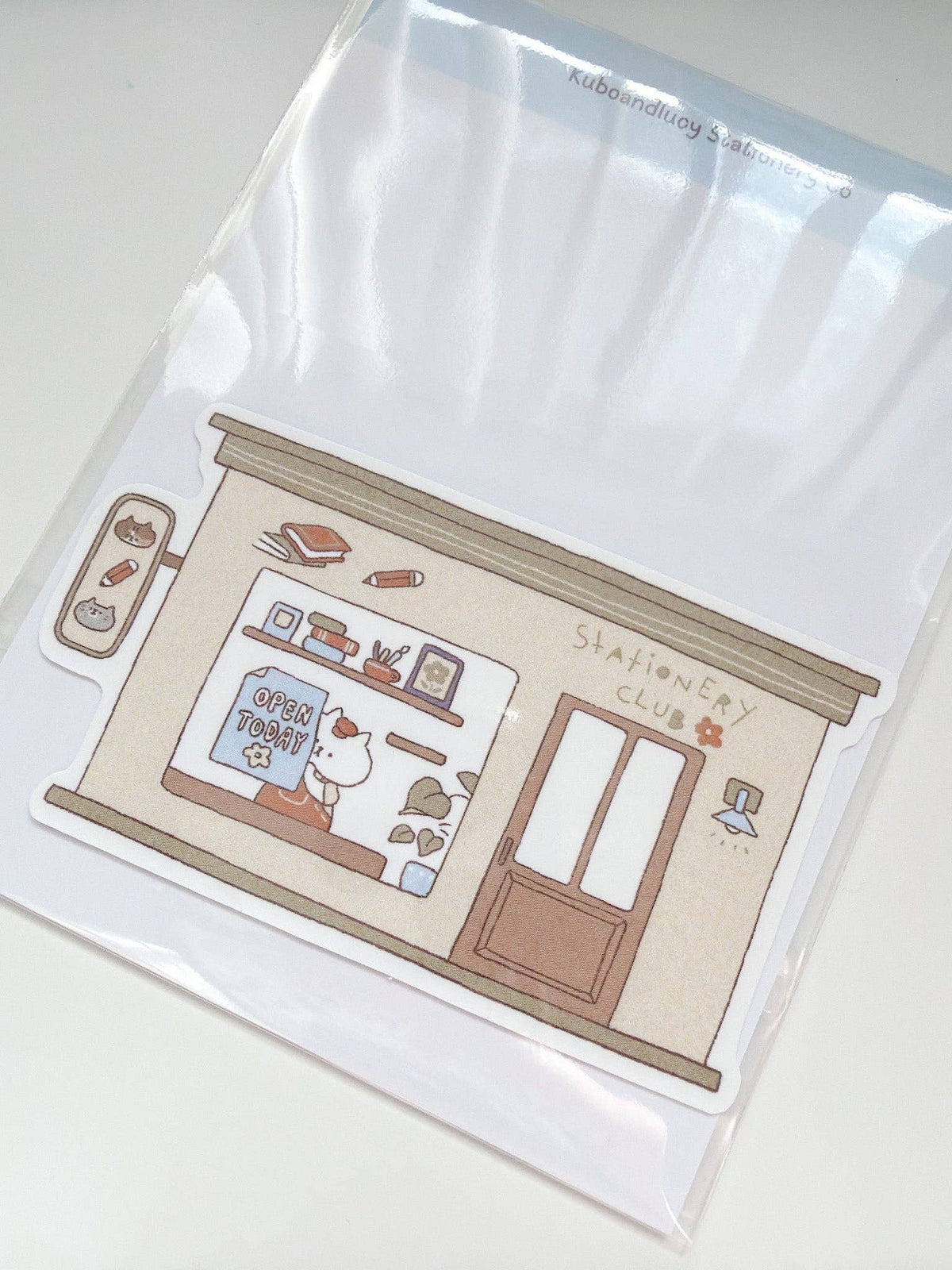 Stationery Club Vinyl Sticker