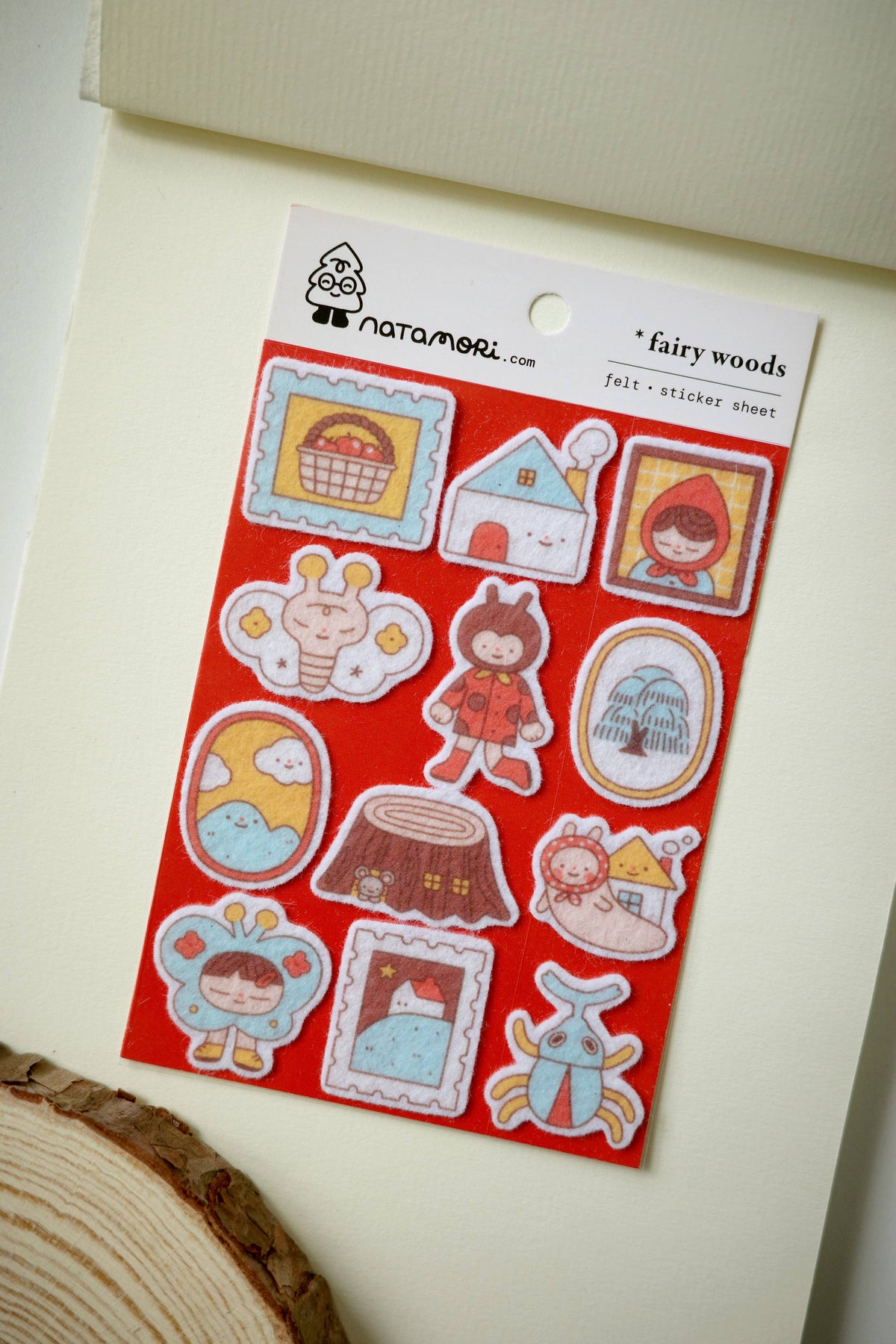 Fairy Woods Felt Sticker Sheet