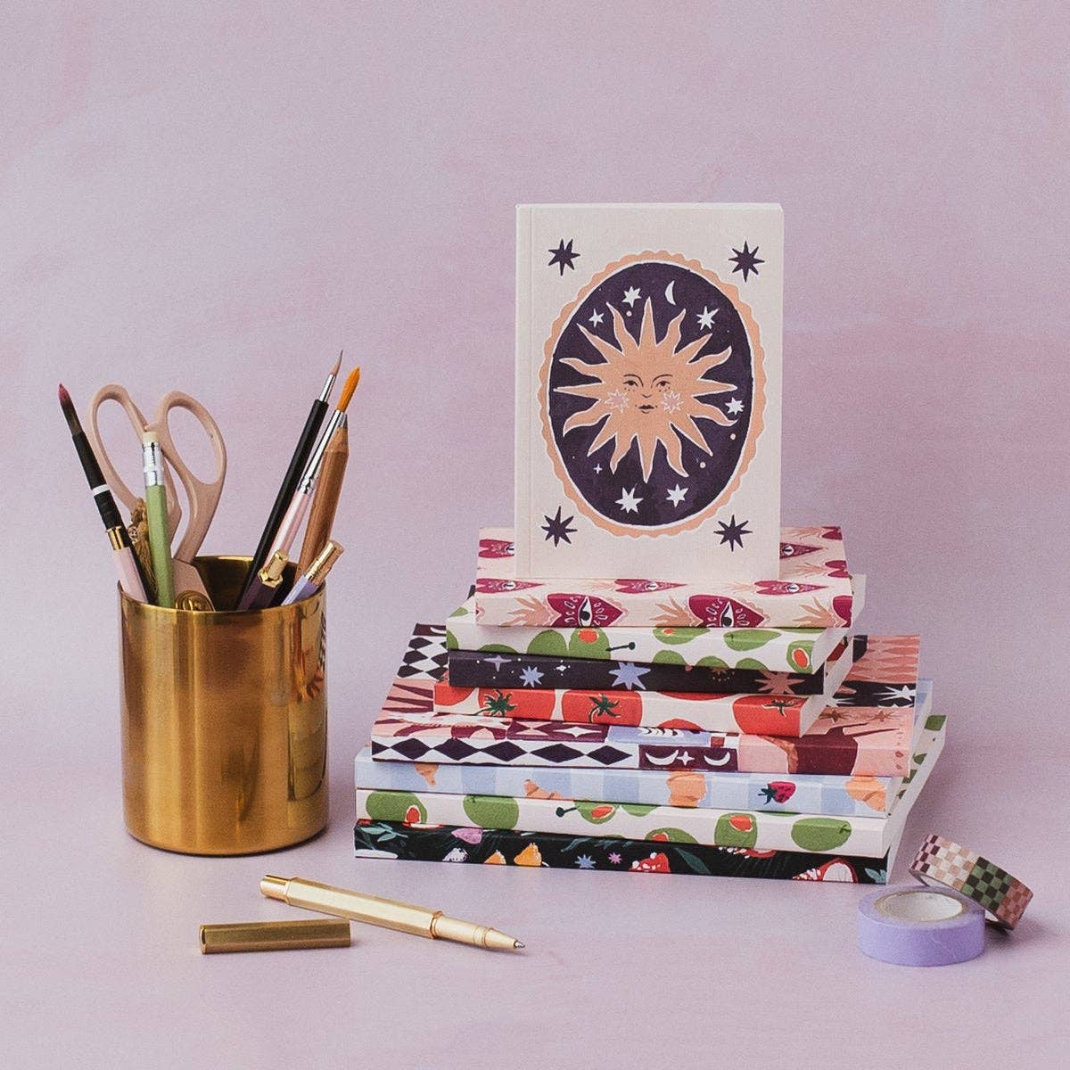 Smiling Sun Mini Blank Journal