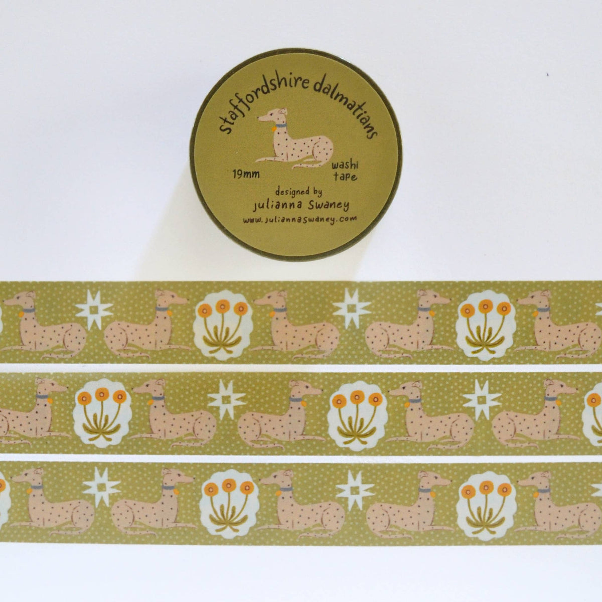 Staffordshire Dalmatians Washi Tape