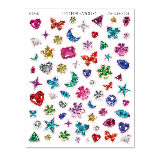 Gems Sticker Sheet