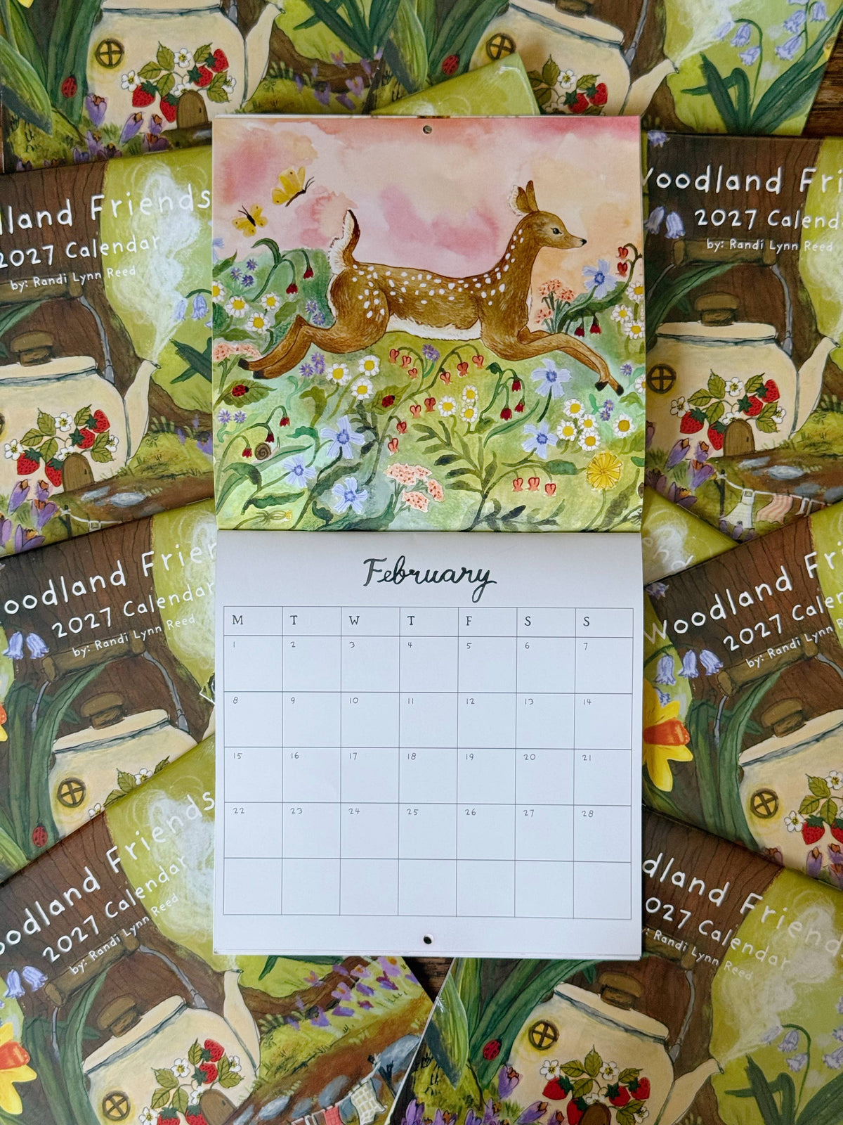 Woodland Friends 2027 Wall Calendar