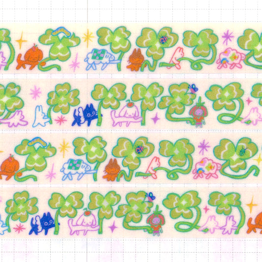 Clover Parade Glitter Washi Tape
