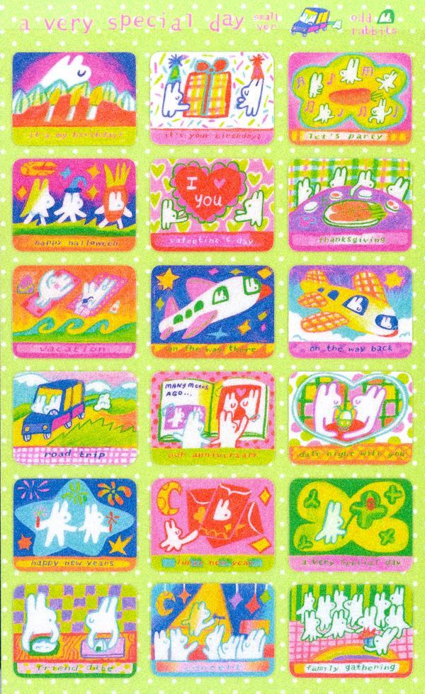 A Very Special Day Mini Sticker Sheet